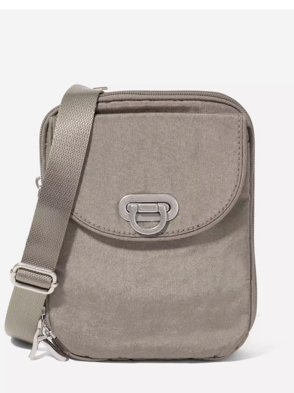 Baggallini- Unisex travel bag- the Coastal Flip Lock Venture Crossbody. Size OS